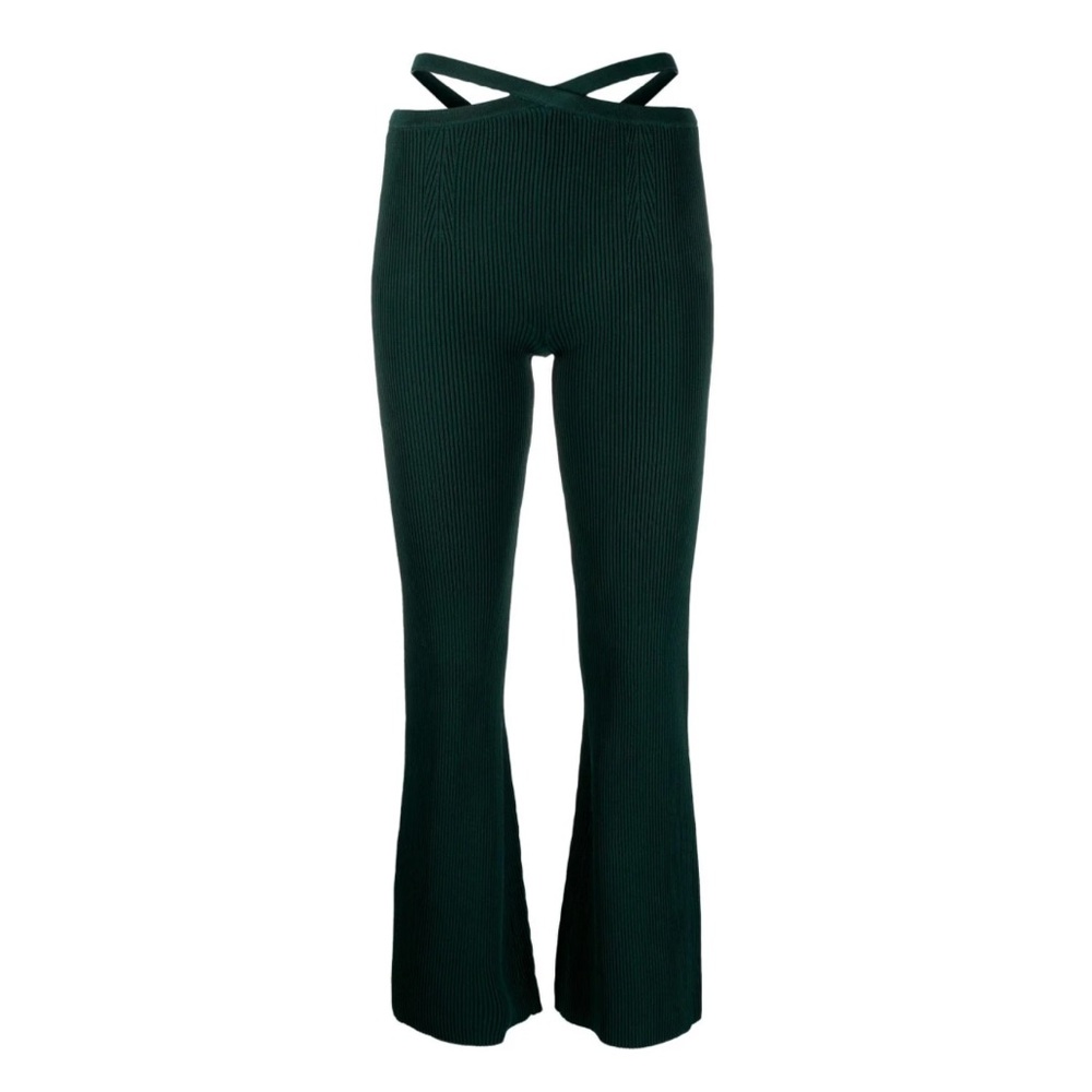 Cult Gaia Ashton ribbed-knit trousers